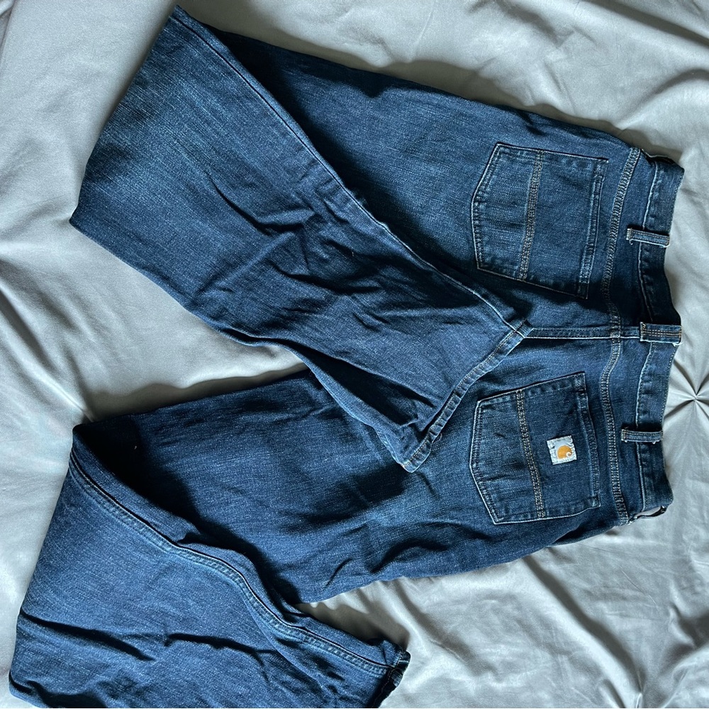 Womens CARHARTT WORK JEANS!